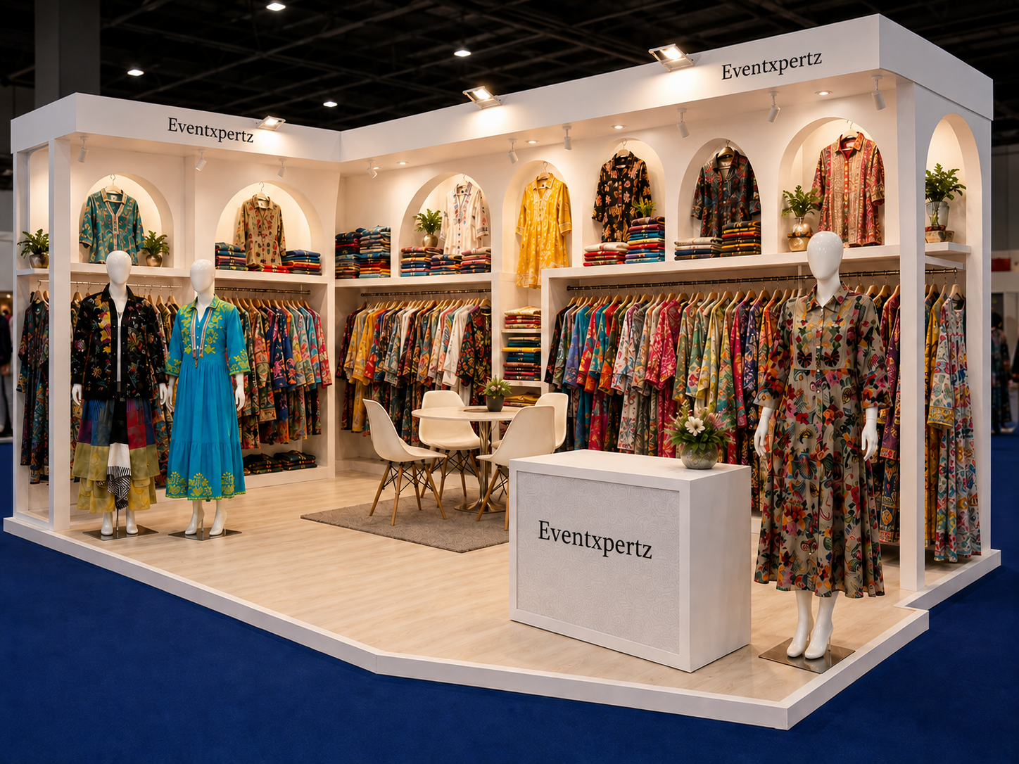 EventXpertz branded exhibition booth