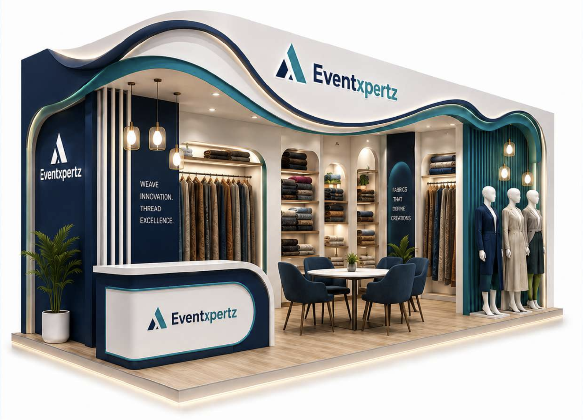 EventXpertz trade fair setup